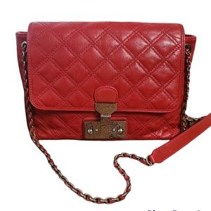 Marc Jacobs ** Red Leather Quilted shoulder/crossbody bag
